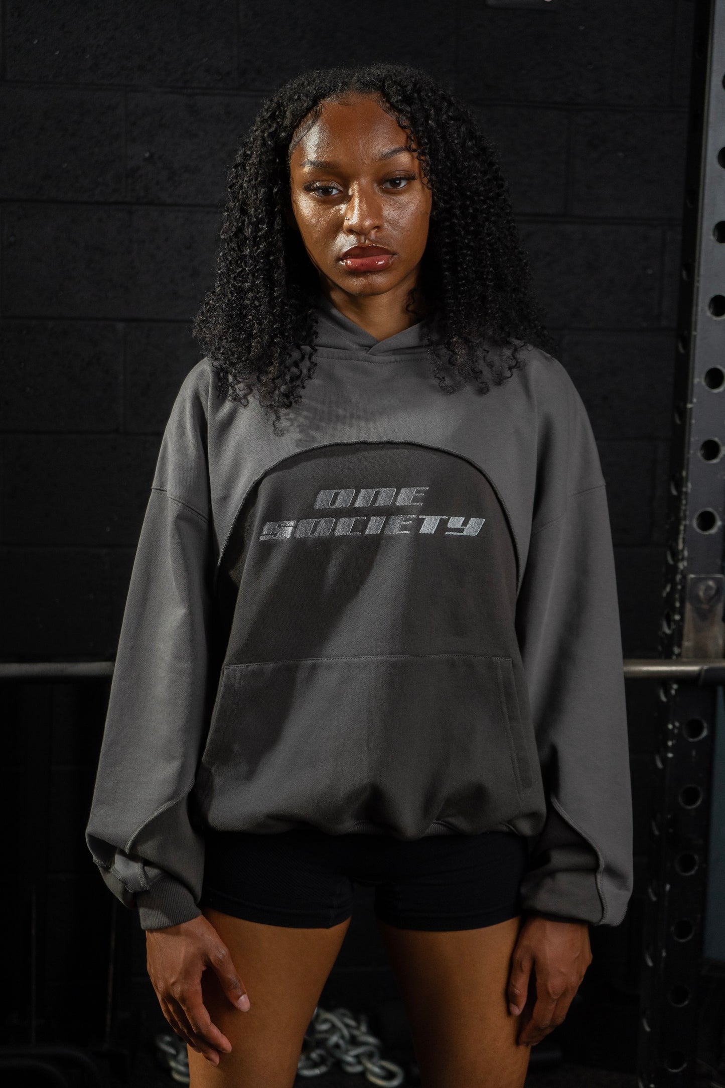 IRON CAPSULE X DARK GREY HOODIE