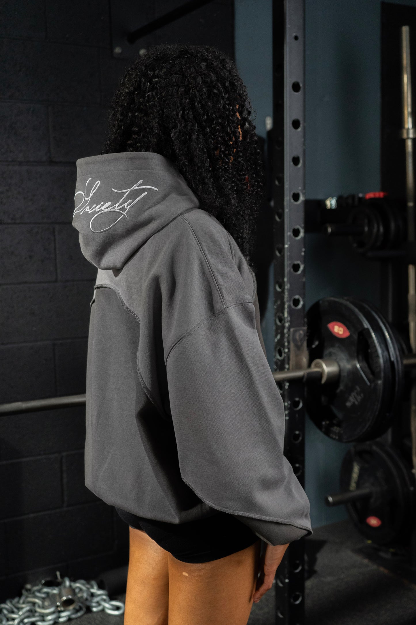 IRON CAPSULE X DARK GREY HOODIE