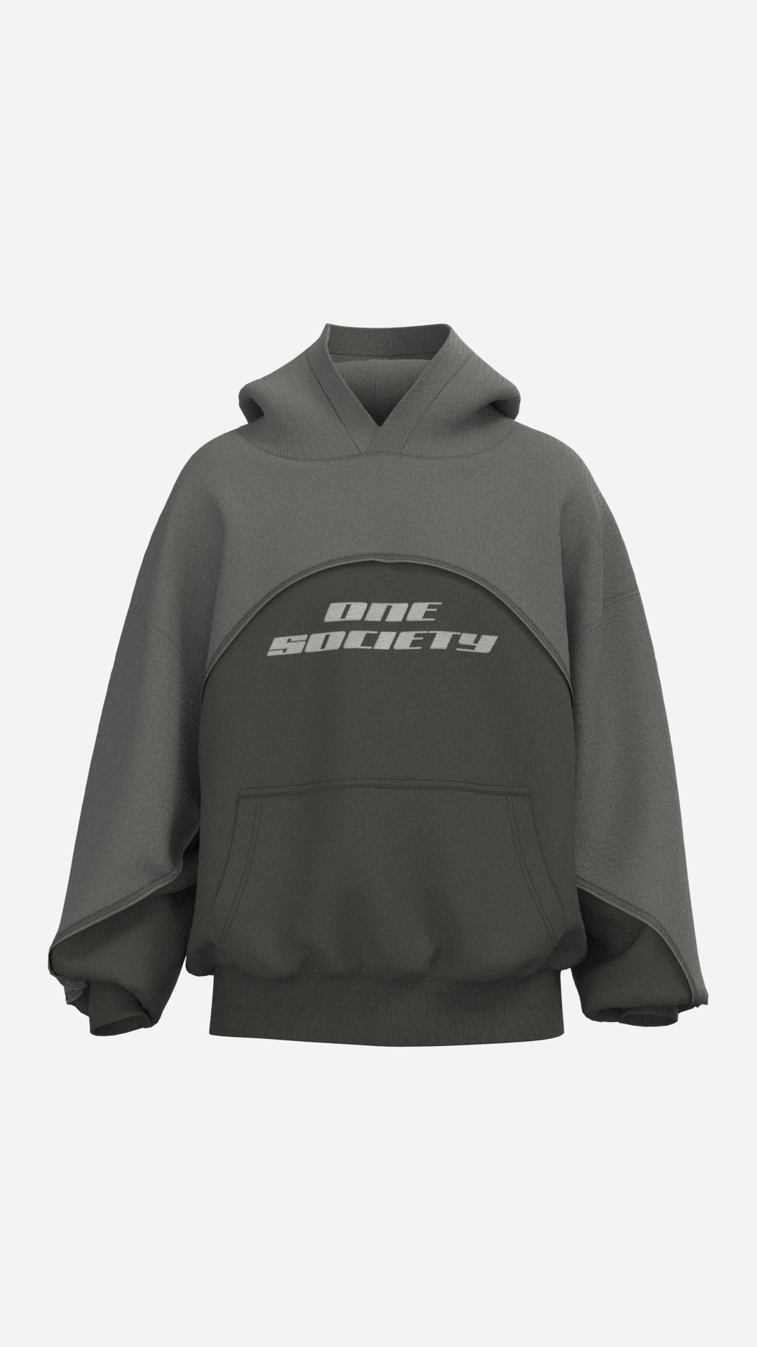 IRON CAPSULE X DARK GREY HOODIE