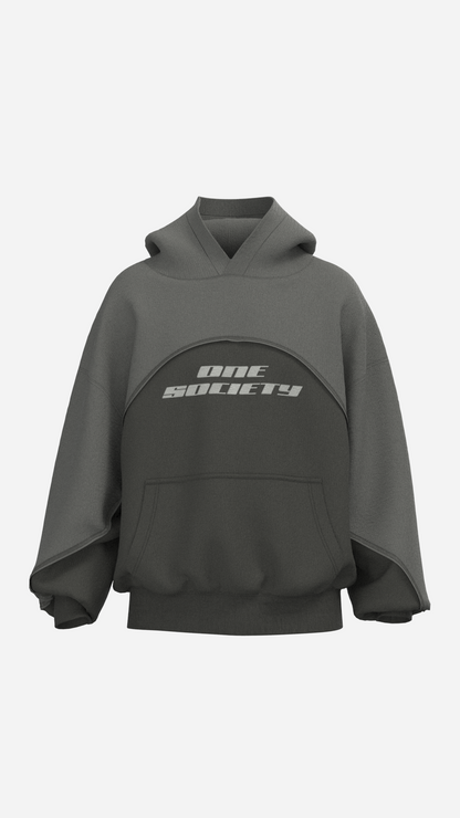 IRON CAPSULE X DARK GREY HOODIE